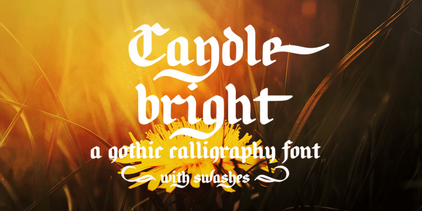Image of Candlebright Regular Font