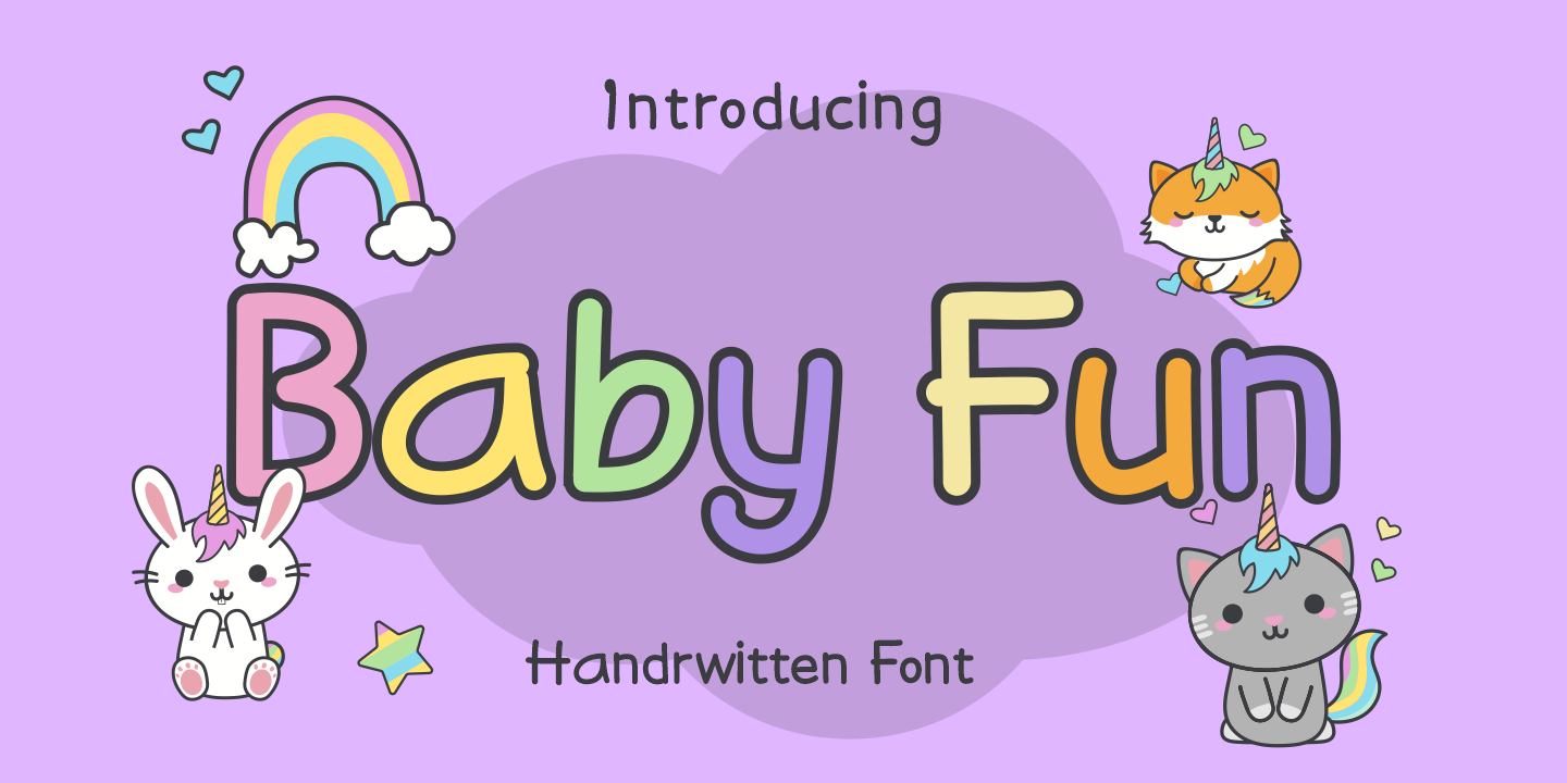 Image of Baby Fun Regular Font