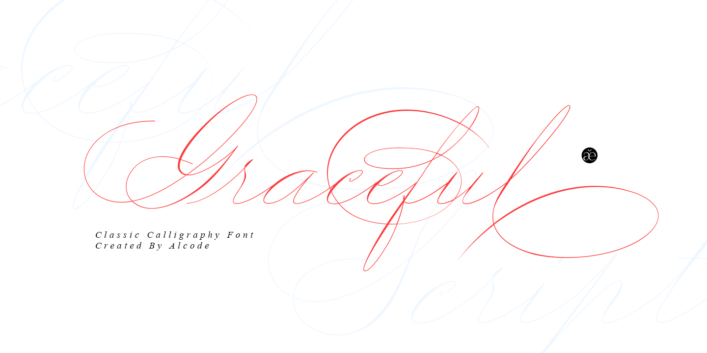 Image of Graceful Regular Font