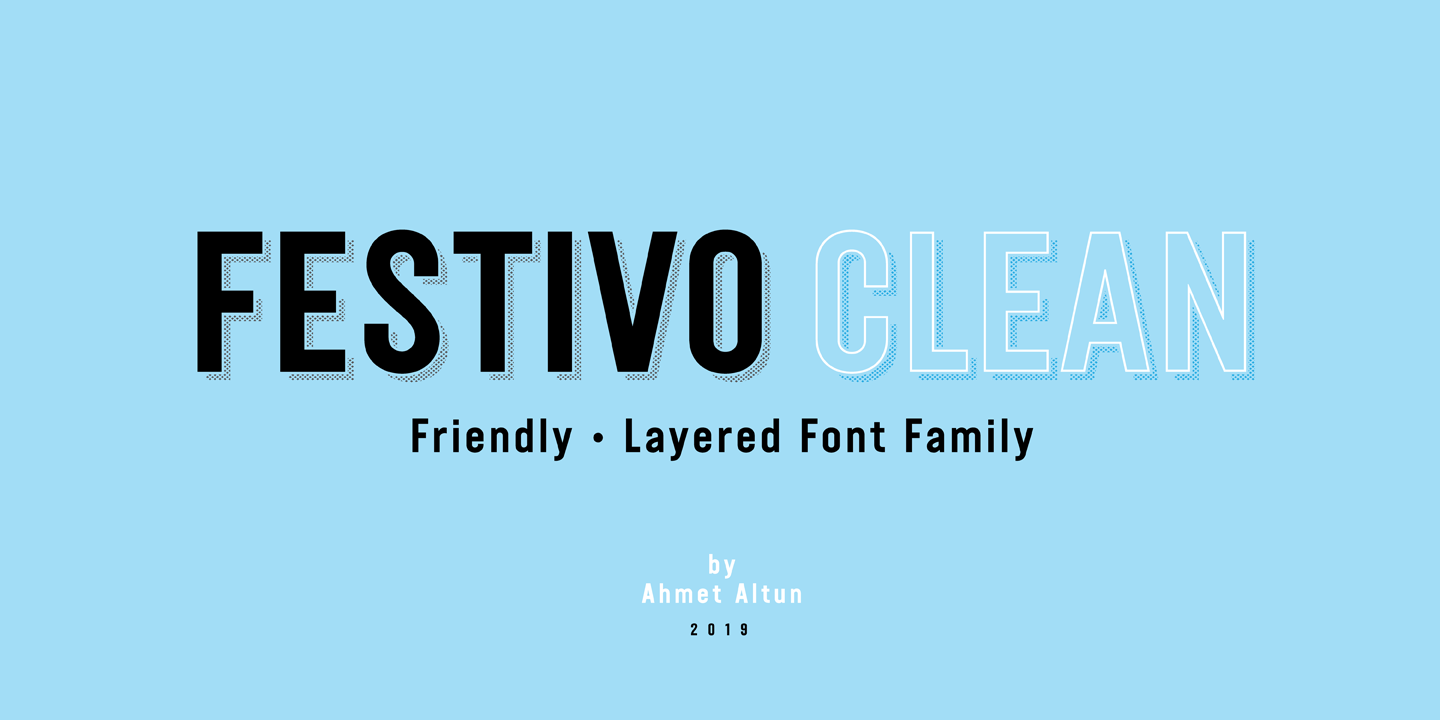 Image of Festivo Clean Basic Font