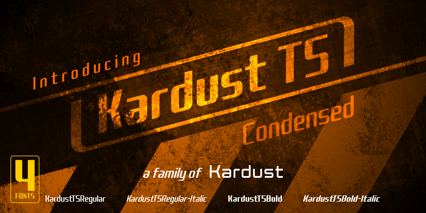 Image of Kardust TS Condensed Font