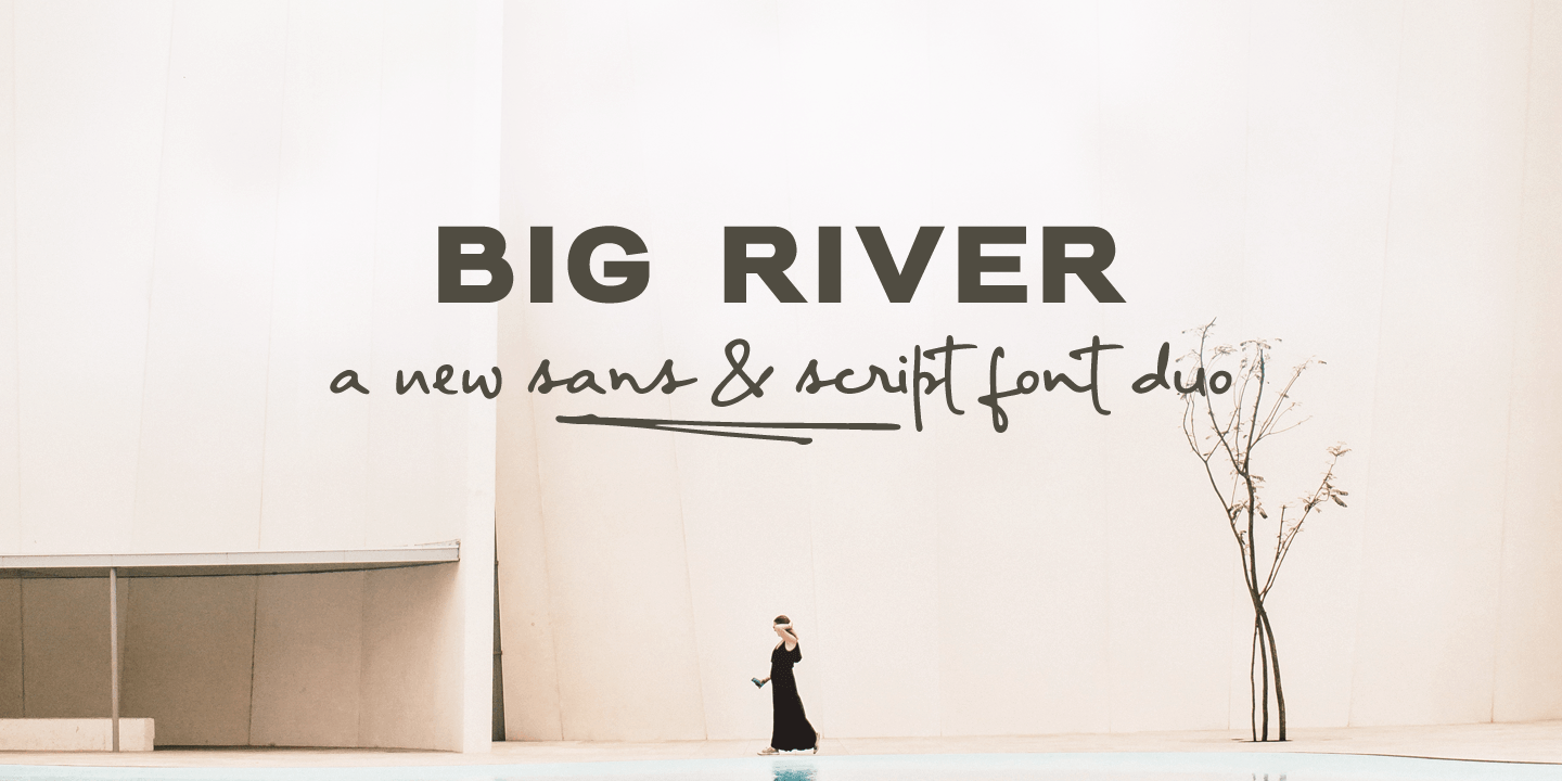 Image of Big River Font