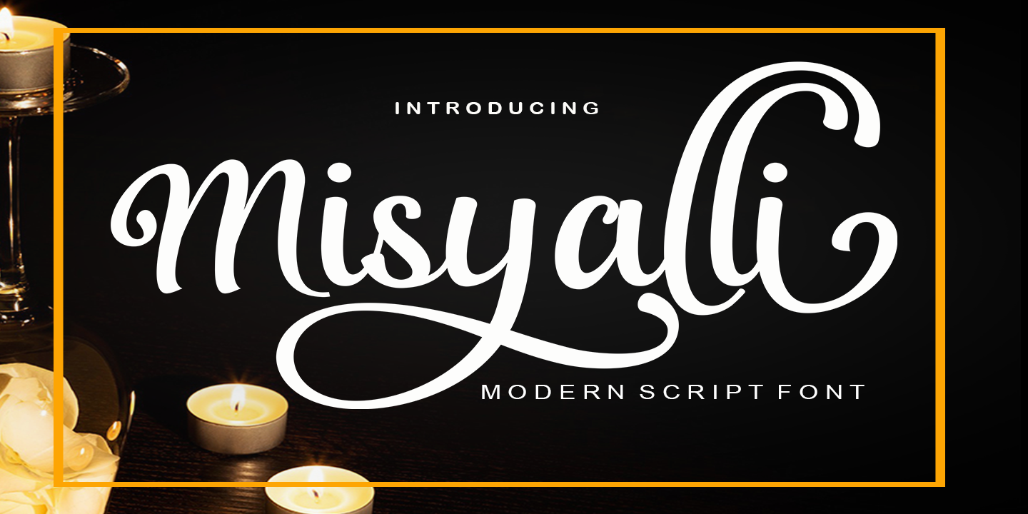 Image of Misyalli Regular font
