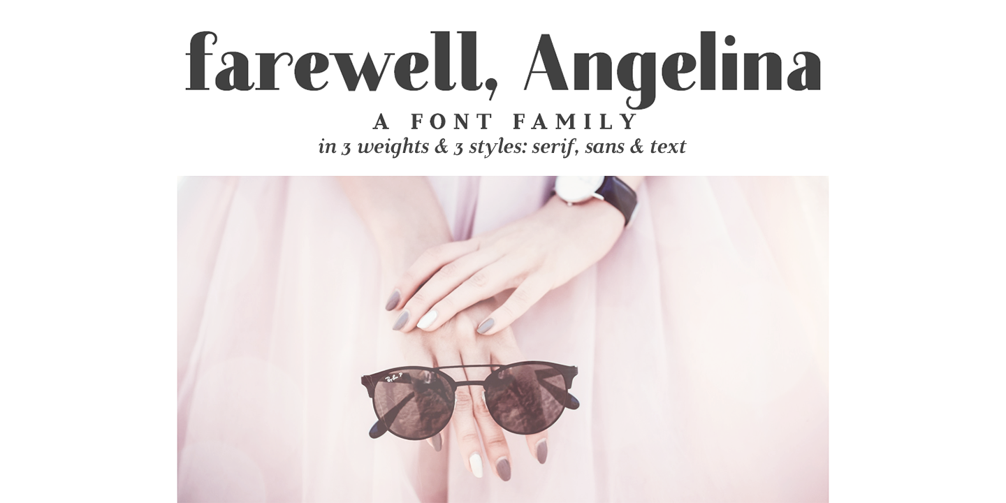 Image of Farewell Angelina Font