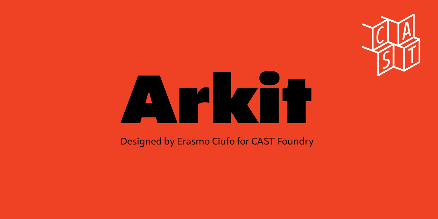 Image of Arkit Semi Bold Font