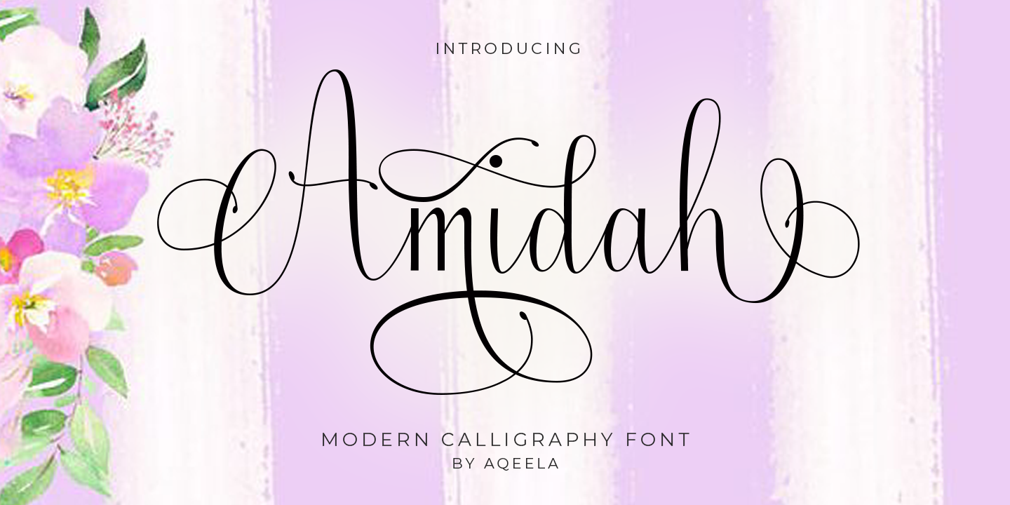 Image of Amidah Regular Font