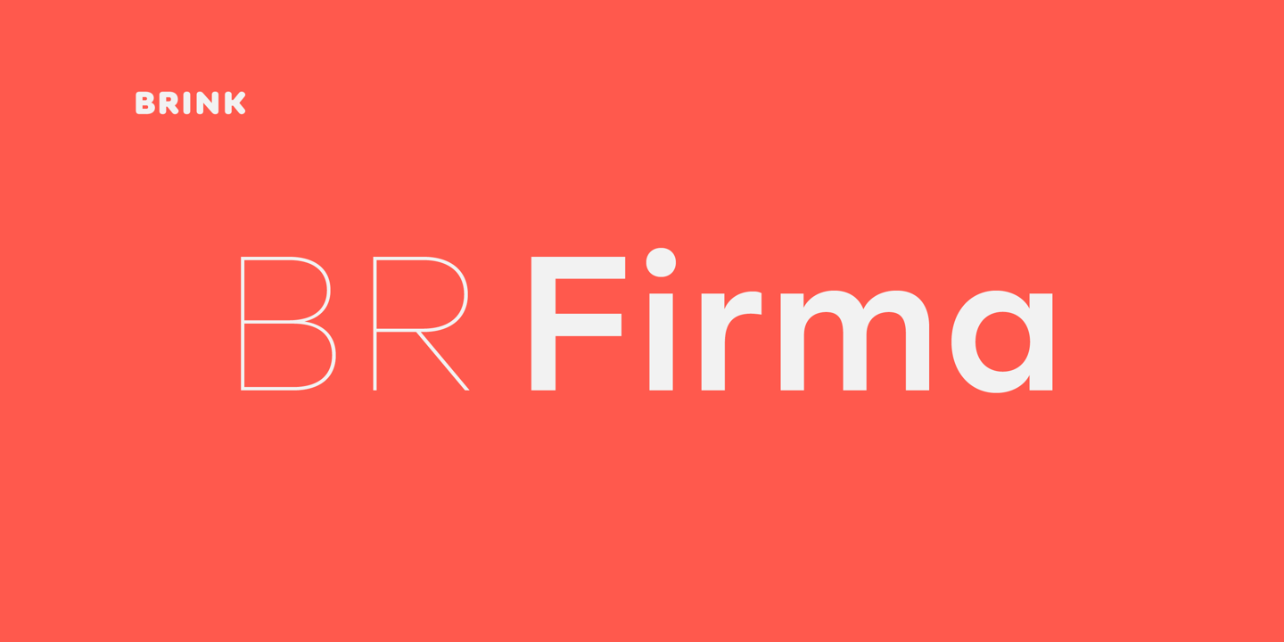 Image of BR Firma Thin Font