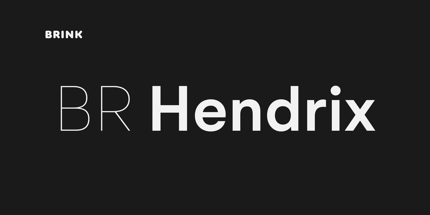 Image of BR Hendrix Font