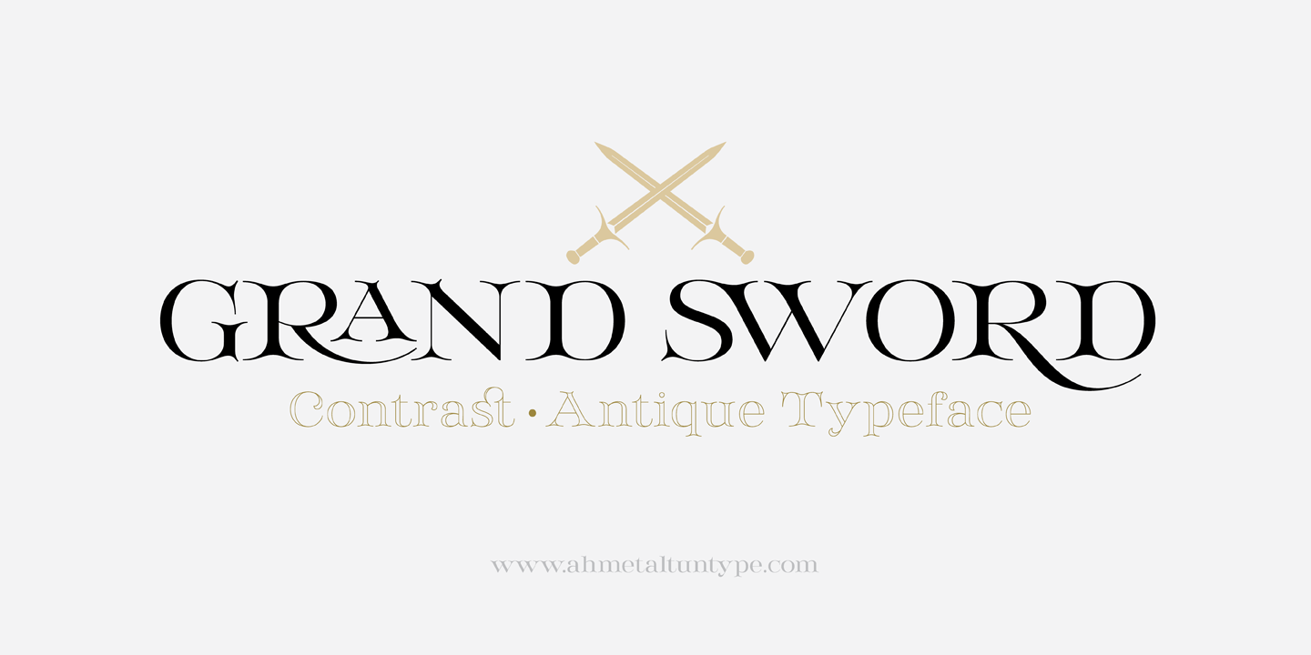Image of Grand Sword Regular Font