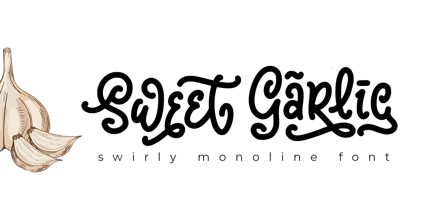 Image of Sweet Garlic Regular Font