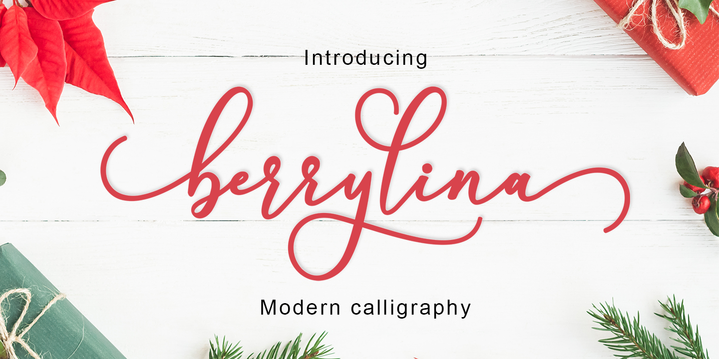 Image of Berrylina Regular Font