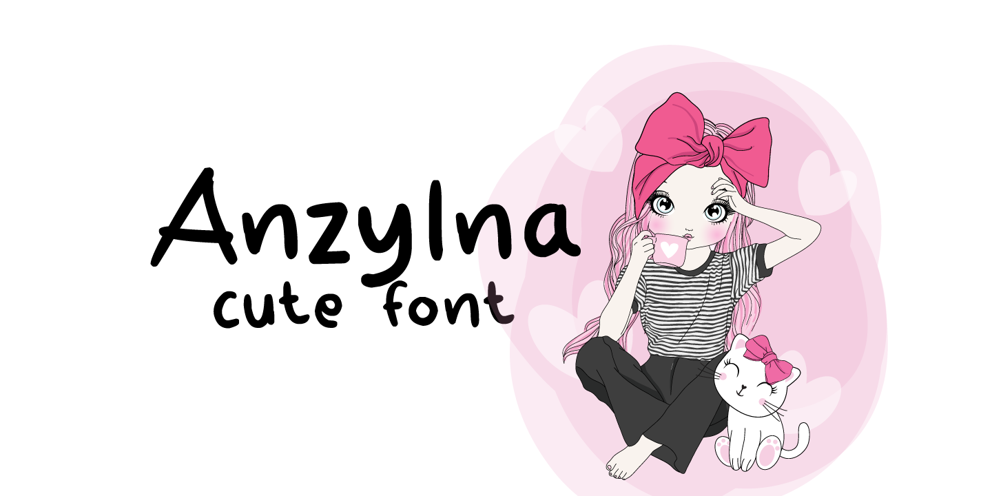 Image of Anzylna Regular font