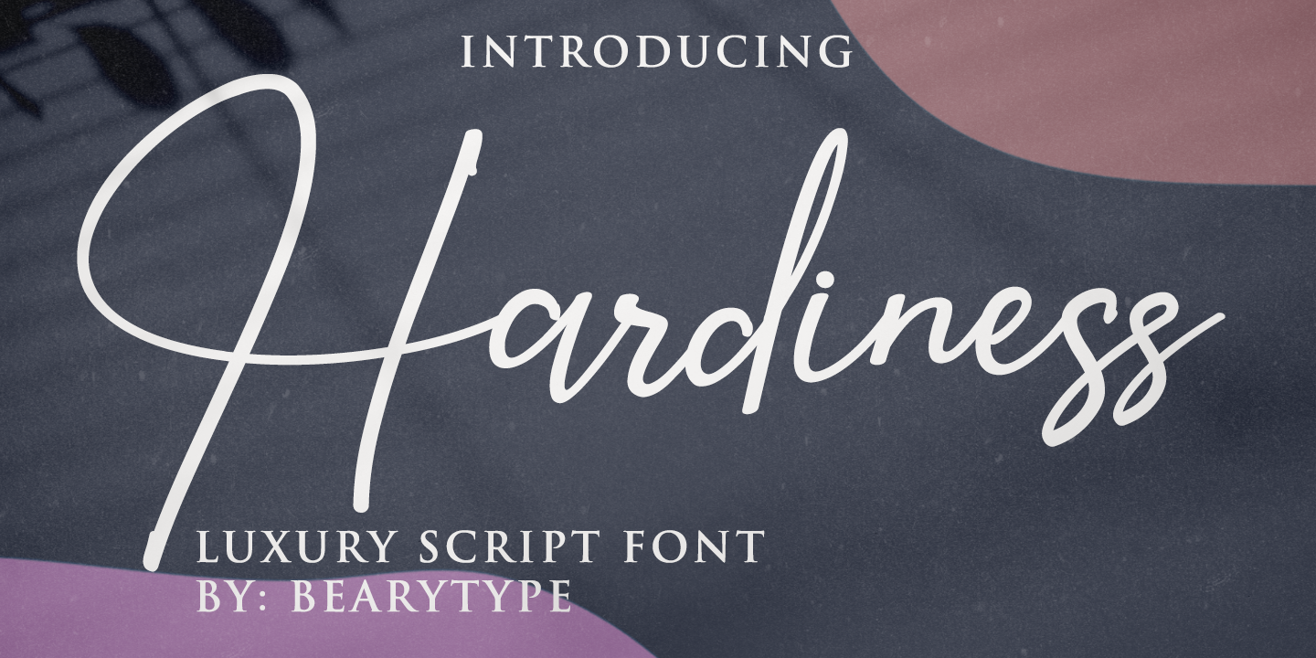 Image of Hardiness Regular Font