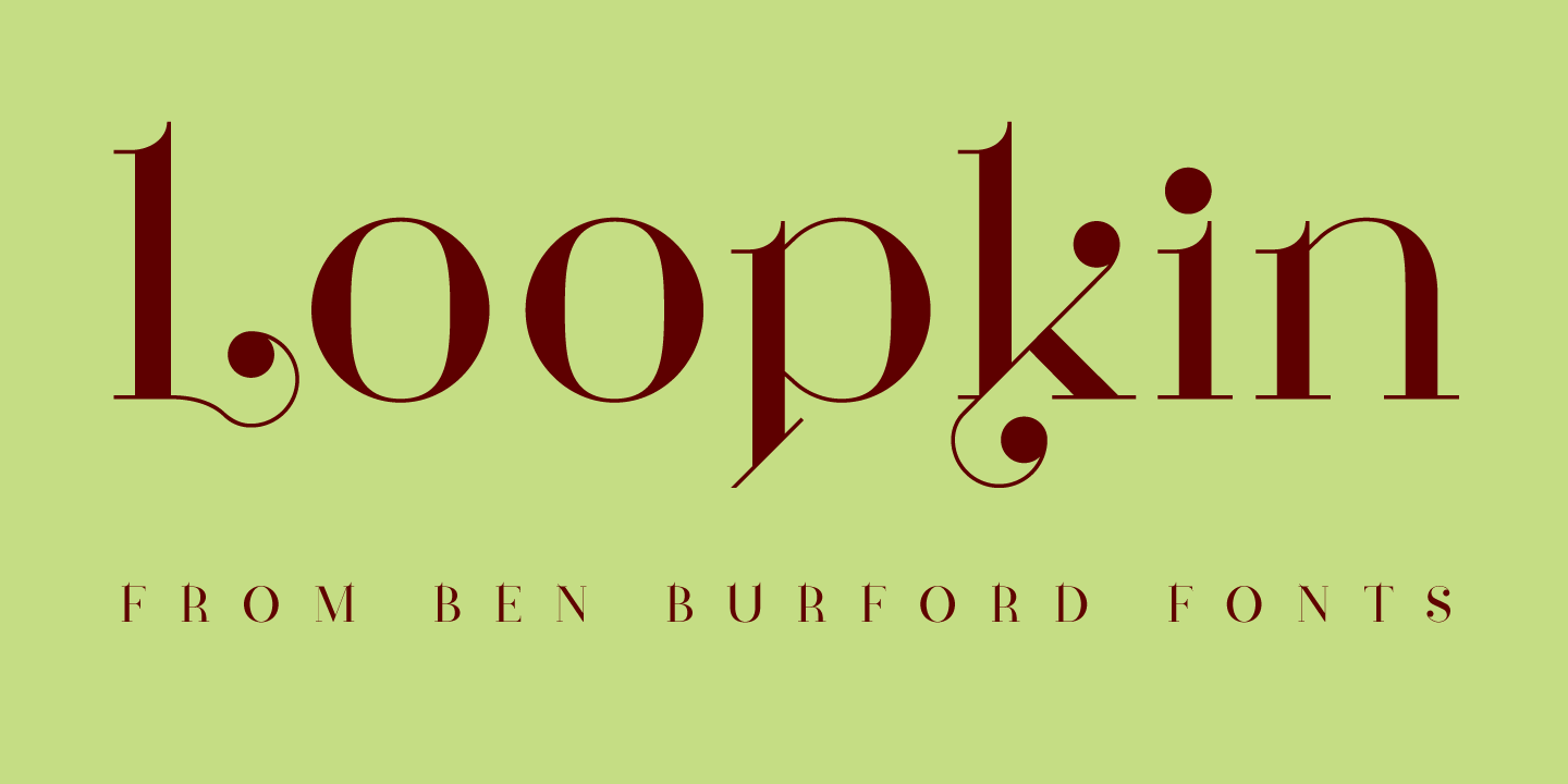 Image of Loopkin Font