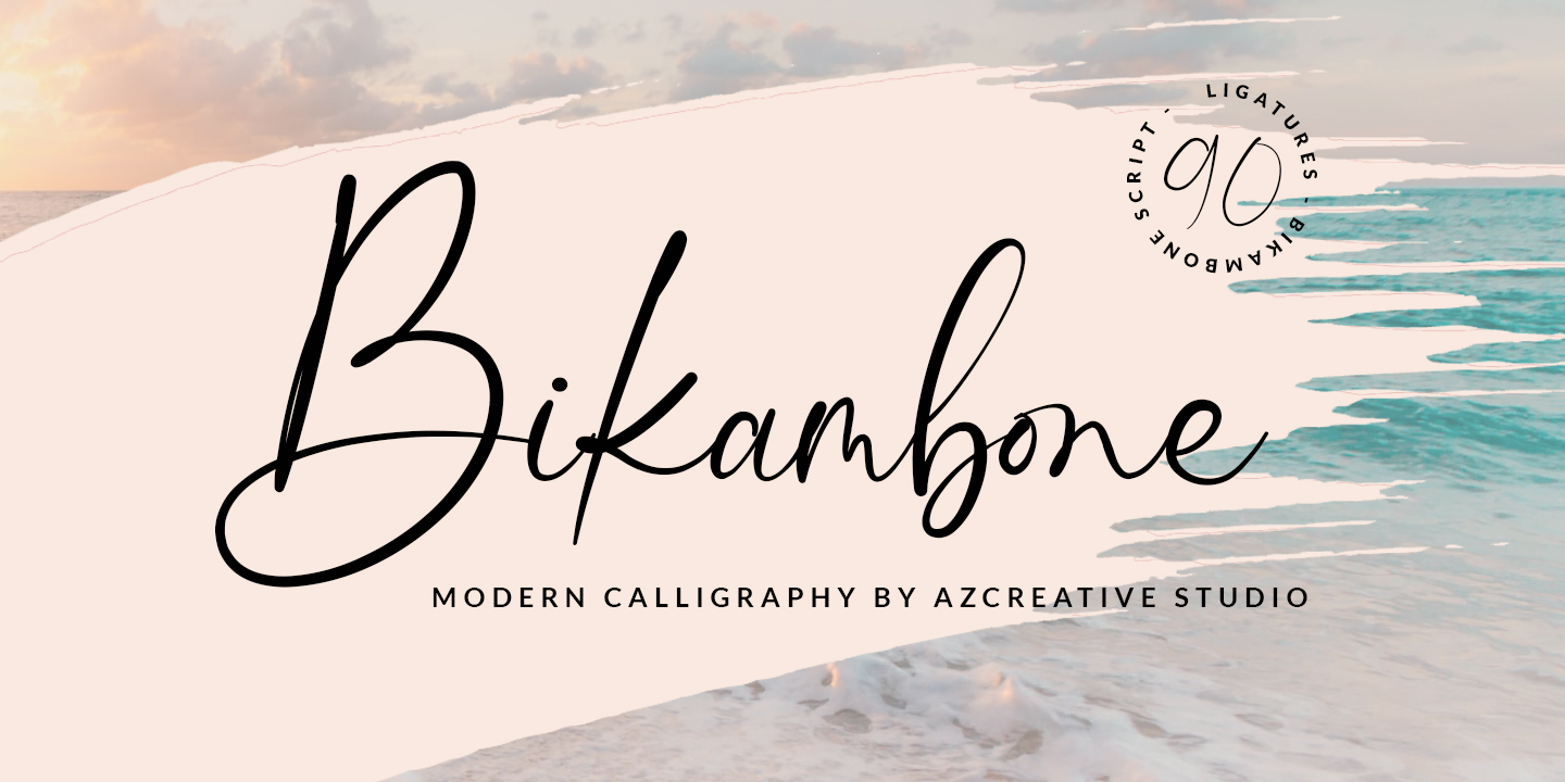 Image of Bikambone Font