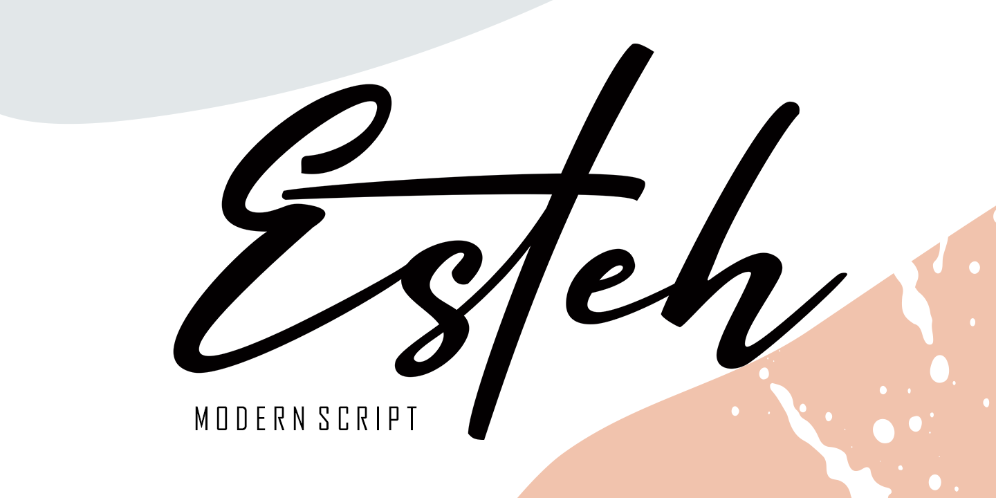 Image of Esteh Regular font