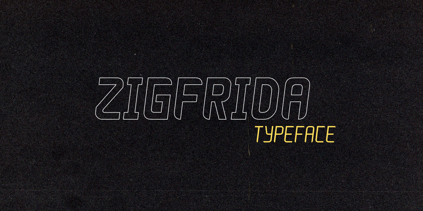 Image of Zigfrida Extra Light Font
