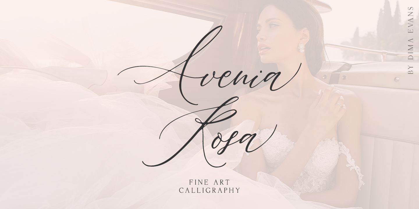 Image of Avenia Regular font