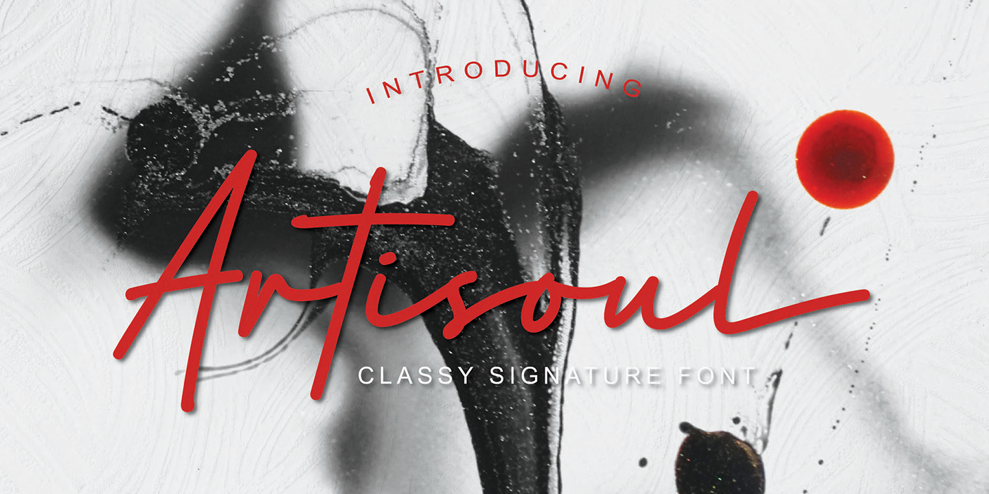 Image of Artisoul Signature Font