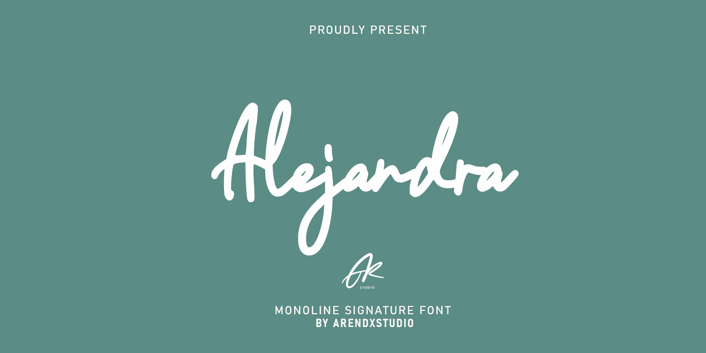 Image of Alejandra Regular Font