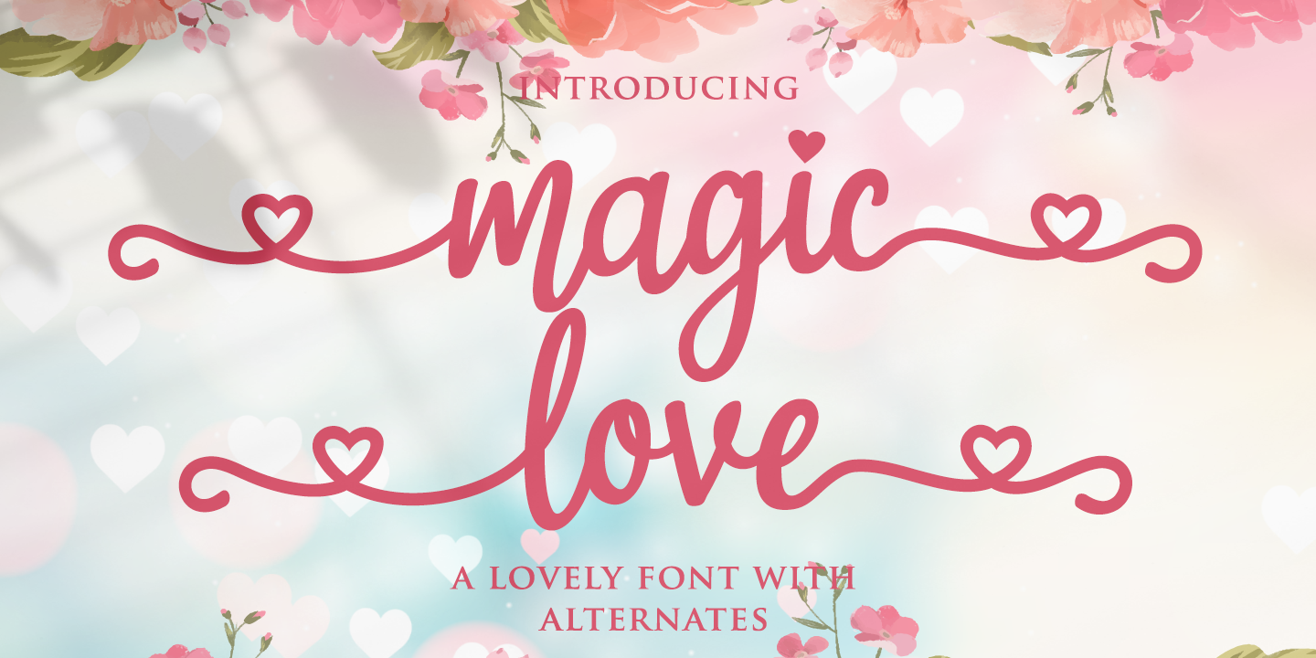 Image of Magic Love Regular Font