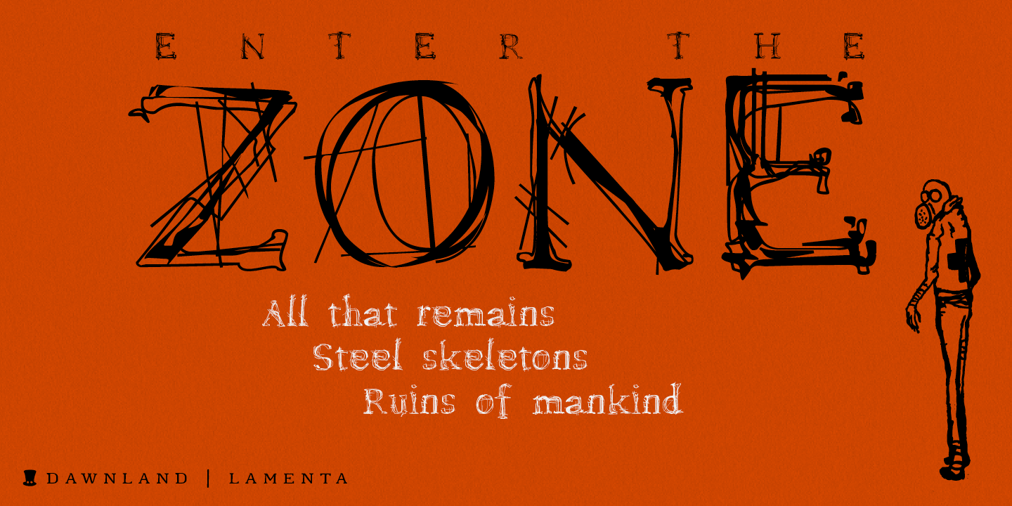 Image of Lamenta Lamenta X font