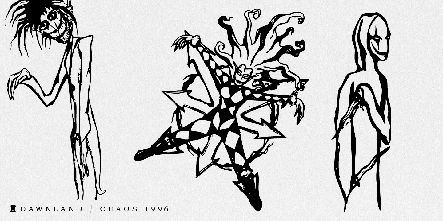 Image of Chaos1996 Chaos 1996 font