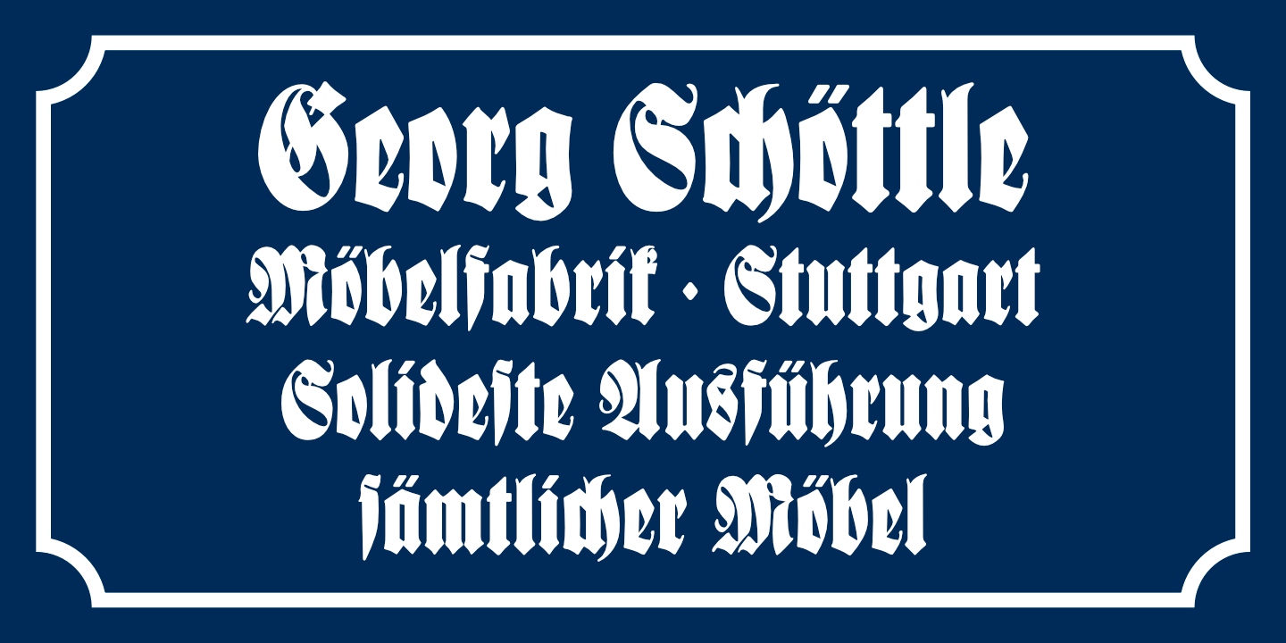 Schmale Anzeigenfraktur™