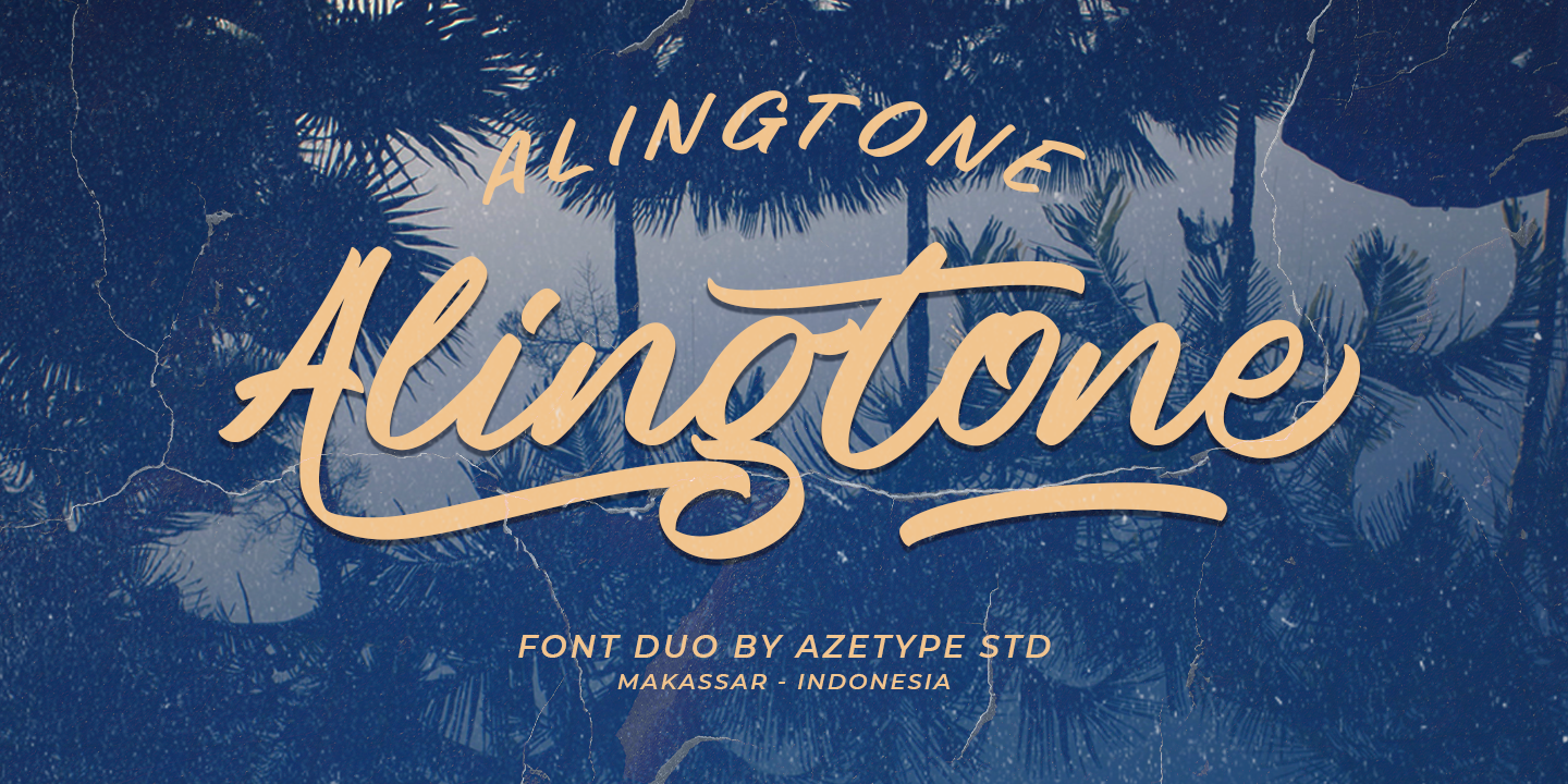 Image of Alingtone Alternate Font