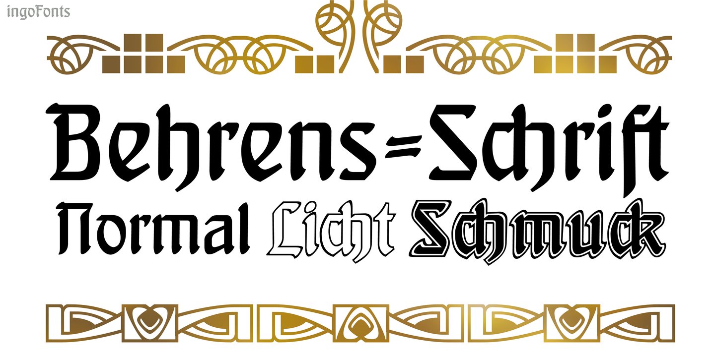 Behrensschrift iF Plus