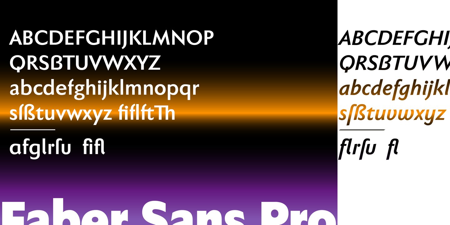 Faber Sans Pro