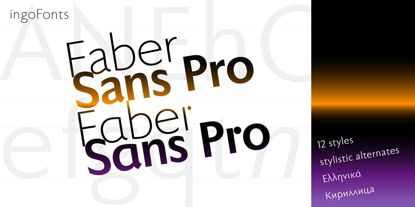 Faber Sans Pro