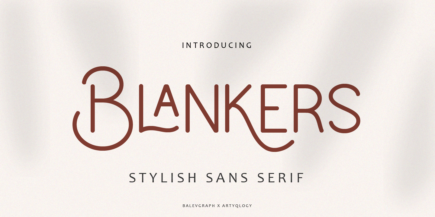 Image of Blankers Font