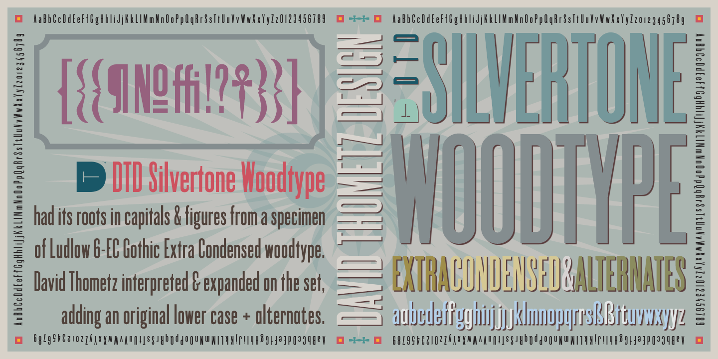 Silvertone Woodtype