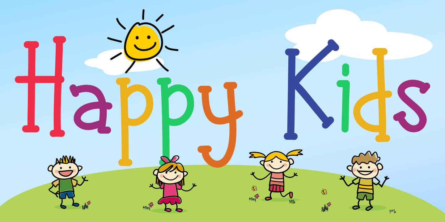 Image of Happy Kids Font