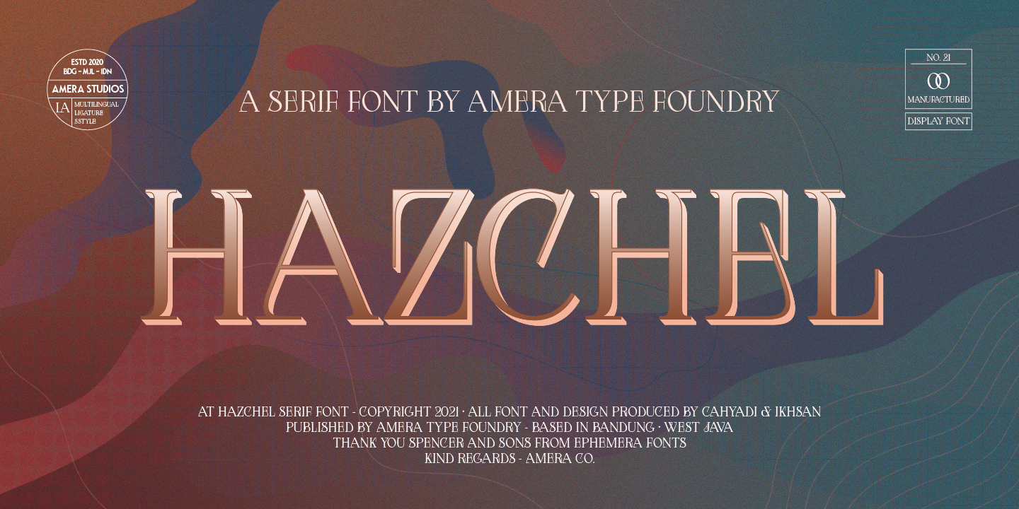 Image of AT Hazchel Regular Font