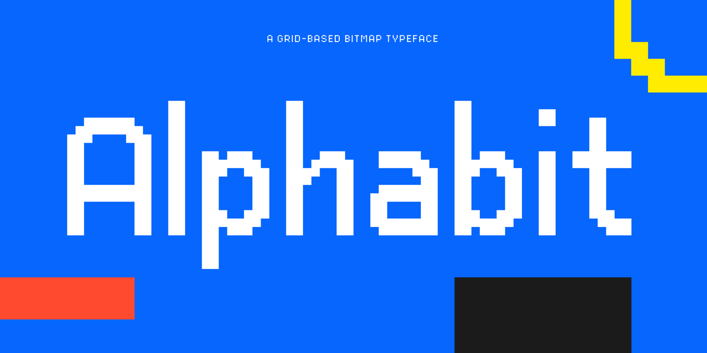 Image of Alphabit Font