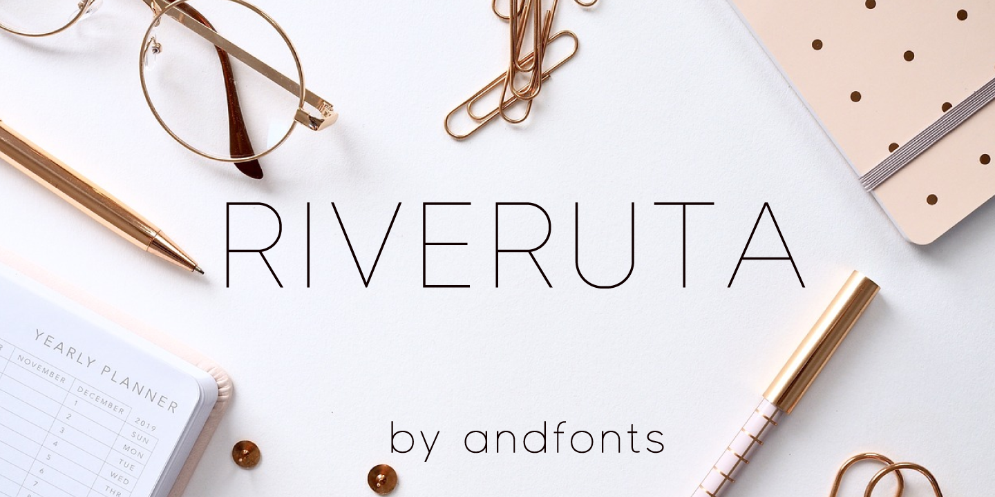 Image of Riveruta Thin Font