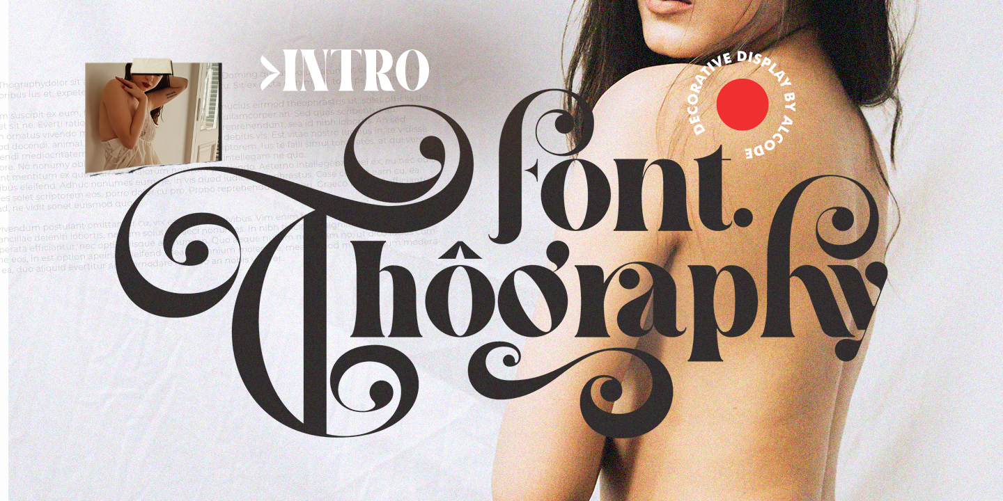 Image of Font Thography Font