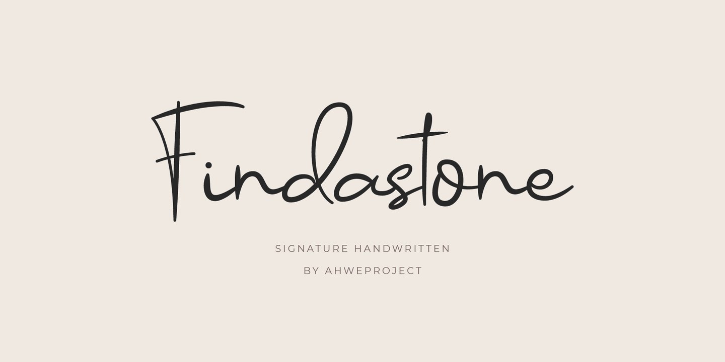 Image of Findastone Regular Font
