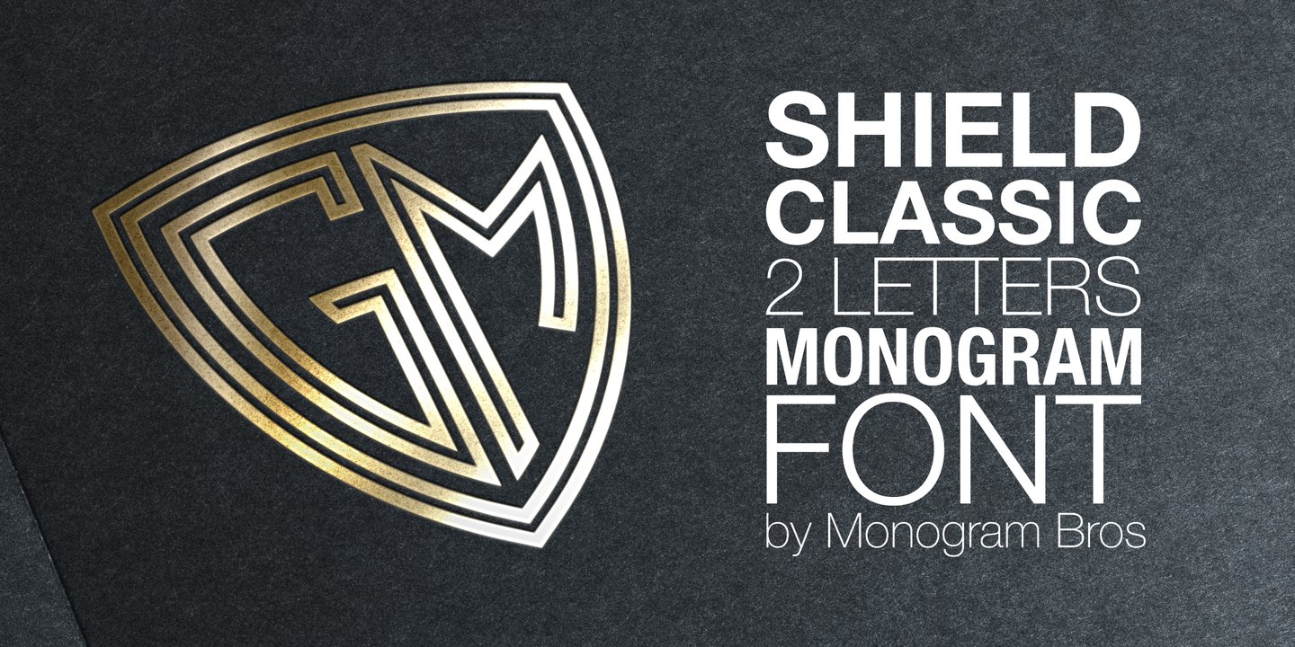 Shield Classic 2 Letters