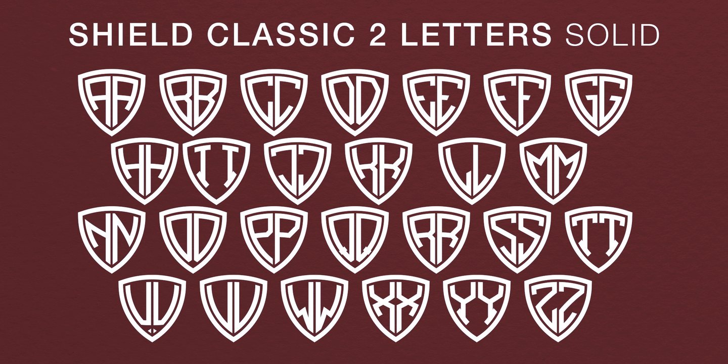 Shield Classic 2 Letters