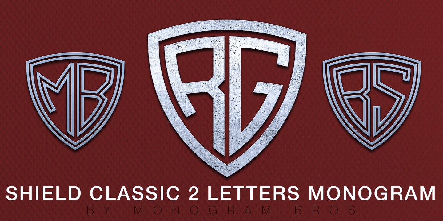 Shield Classic 2 Letters