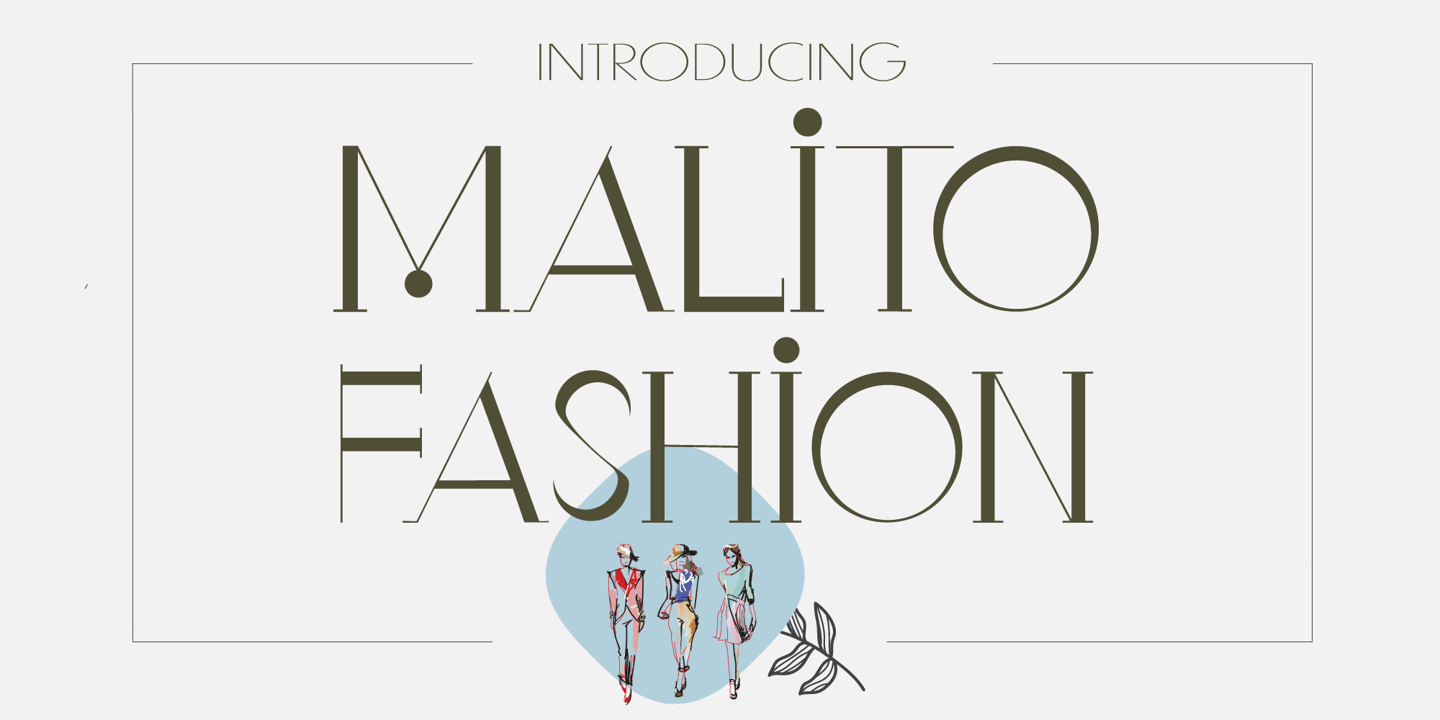 Image of Malito Fashion Font