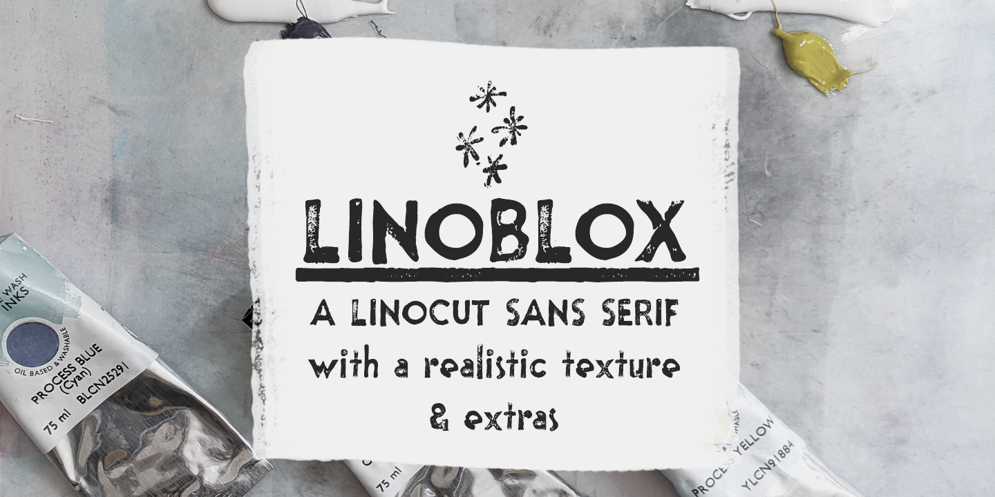 Image of Linoblox Regular Font