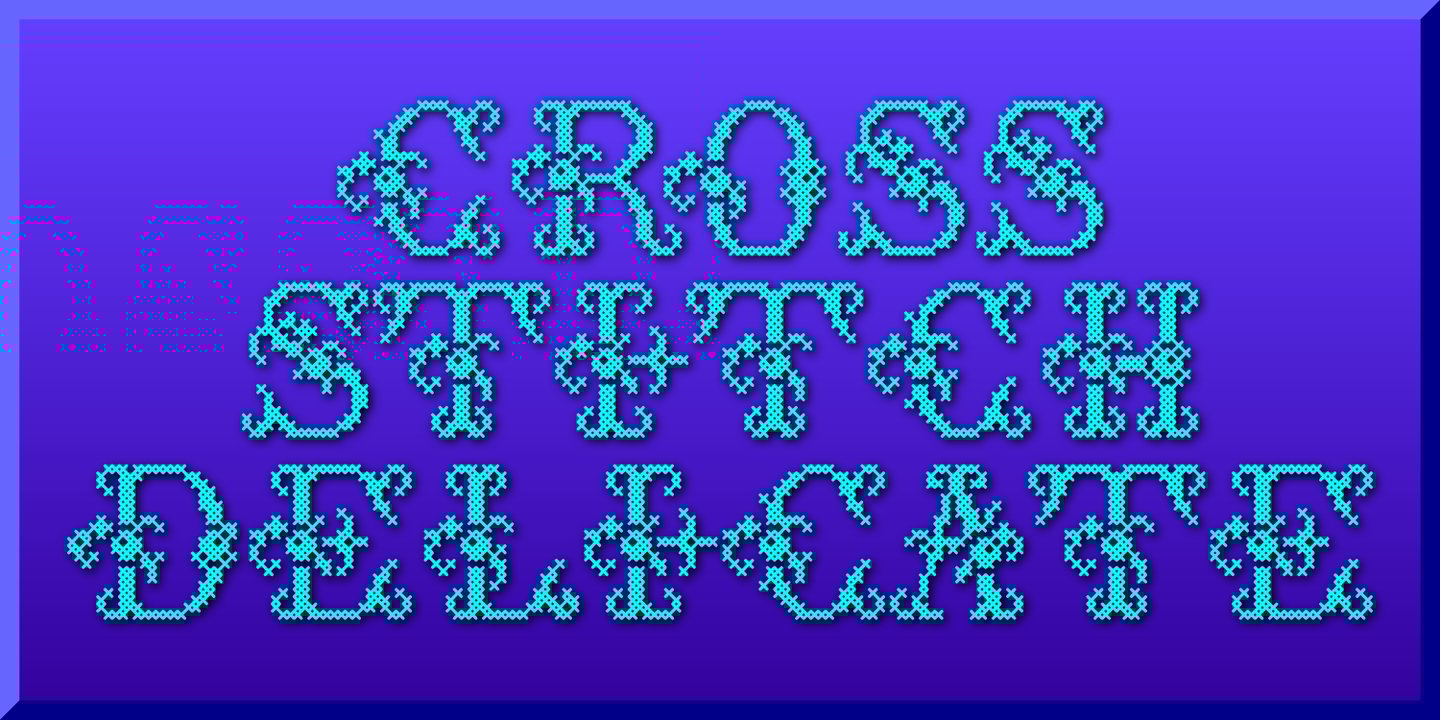 Cross Stitch Delicate