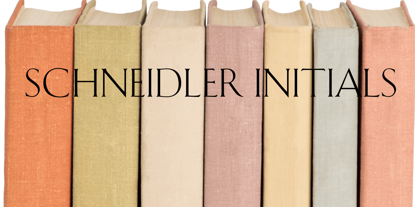 Schneidler Initials