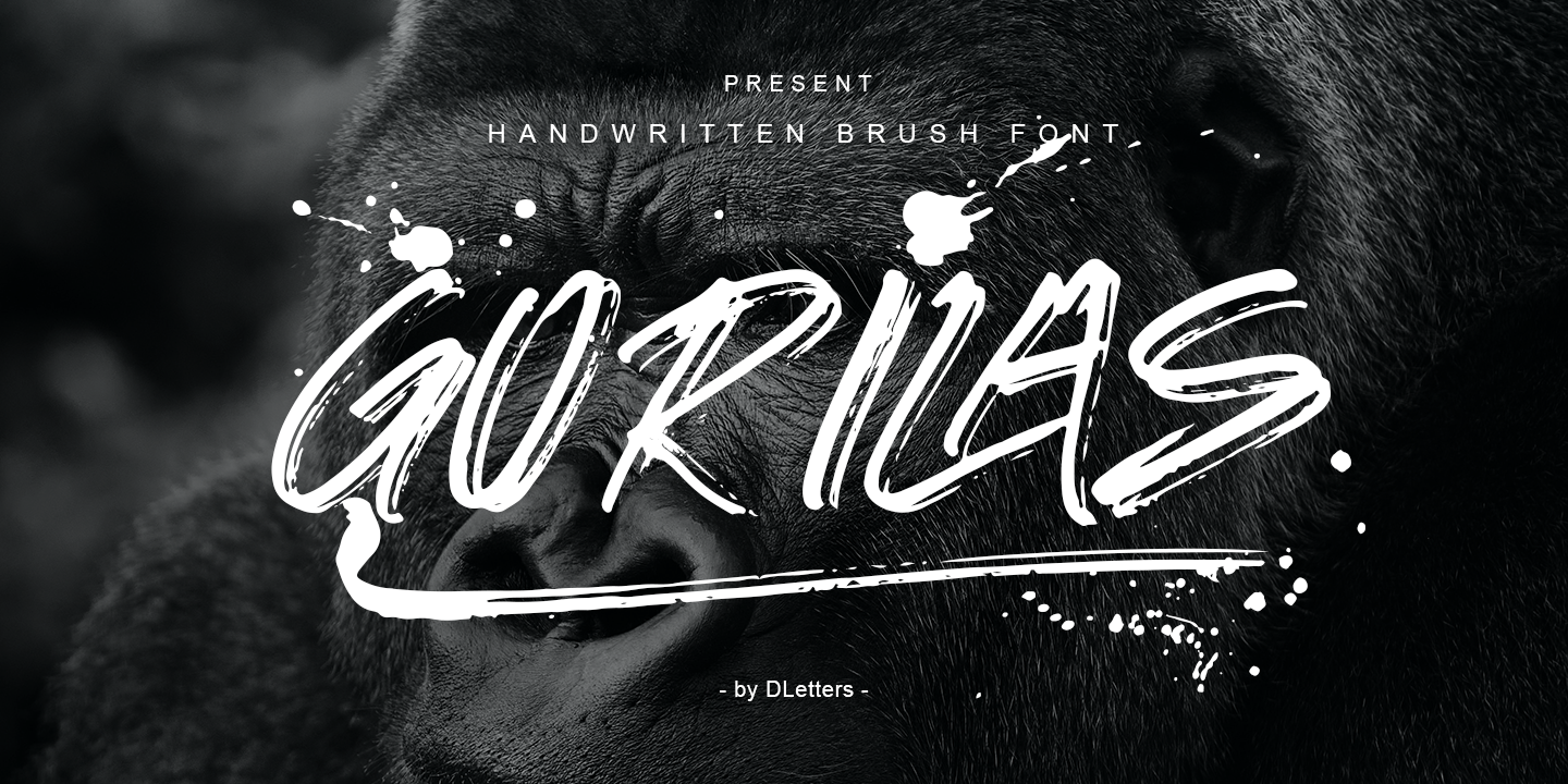 Image of Gorilas Regular font
