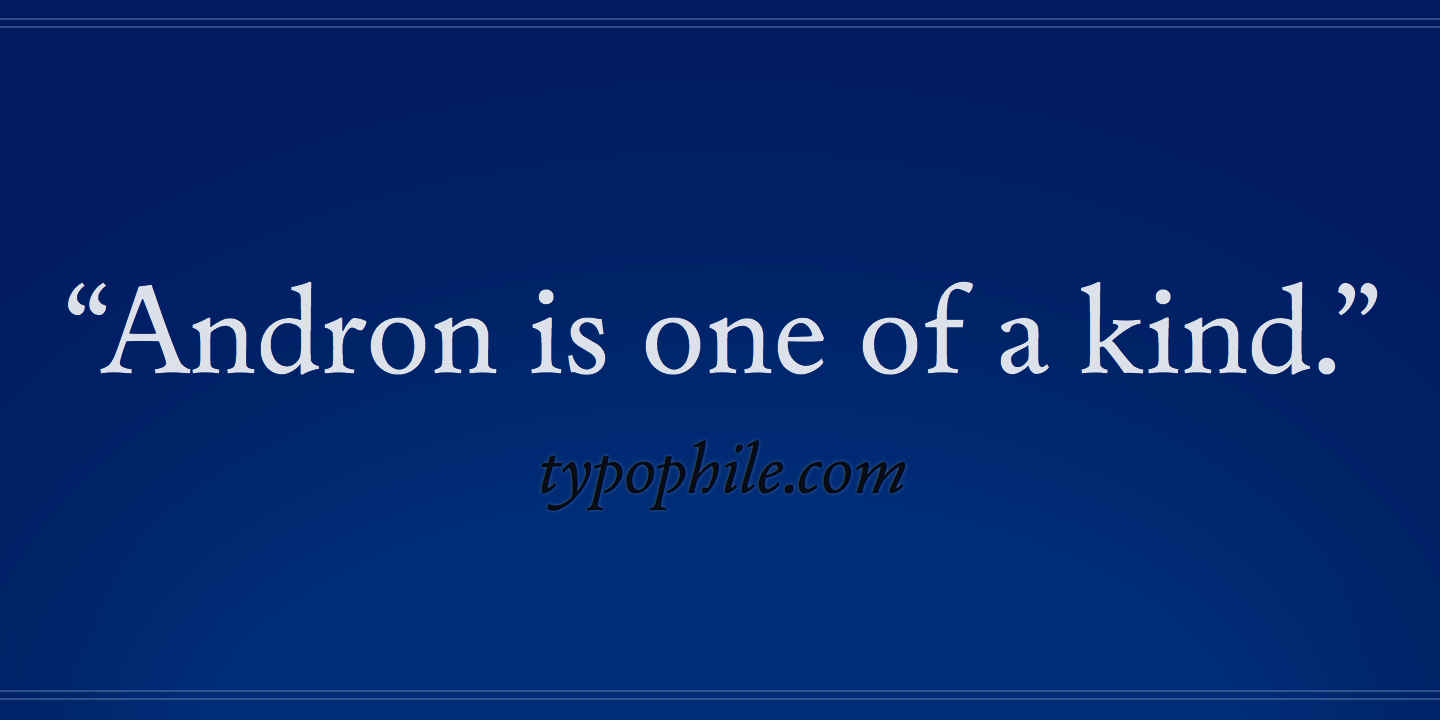 Andron 1 Latin Corpus™