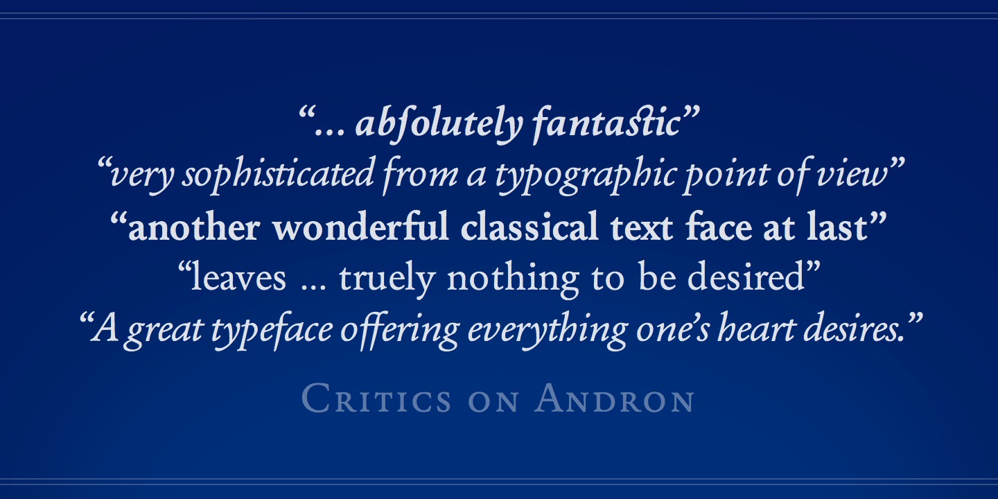 Andron 1 Latin Corpus™